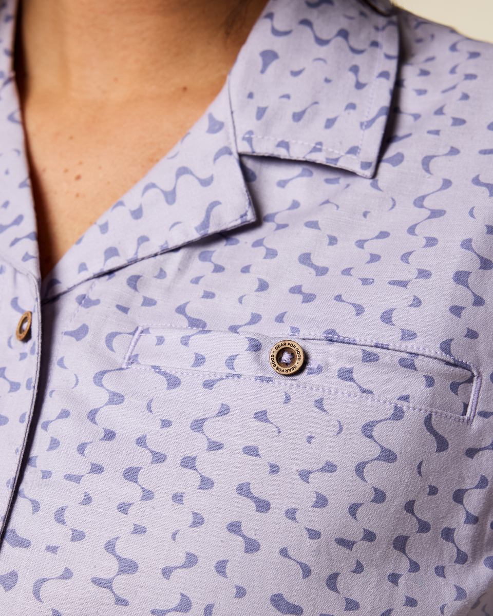 Afuera Button Up Shirt Print Women's | Comfortable Outdoor Top
