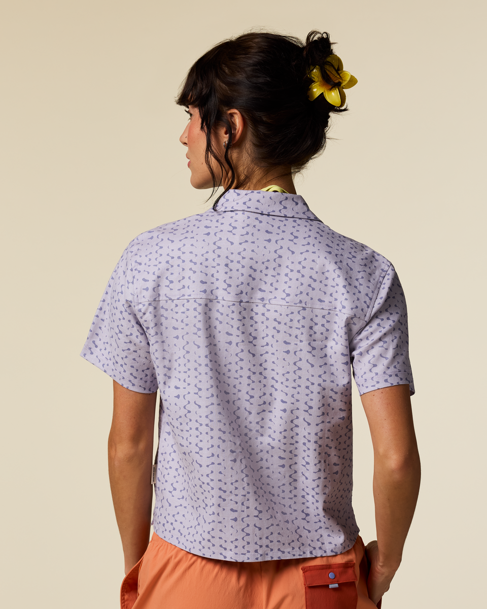 Afuera Button Up Shirt Print Women's | Comfortable Outdoor Top