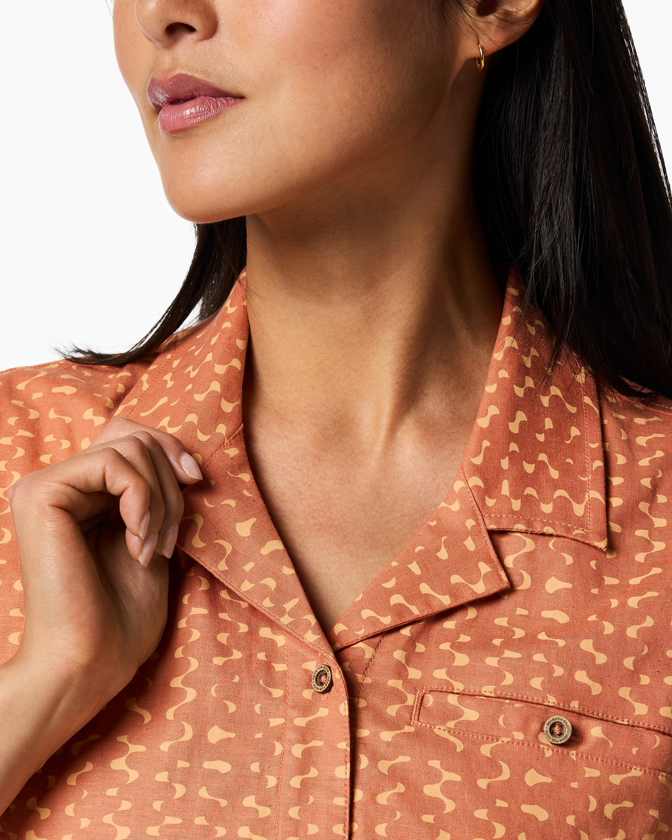 Afuera Button Up Shirt Print Women's | Comfortable Outdoor Top