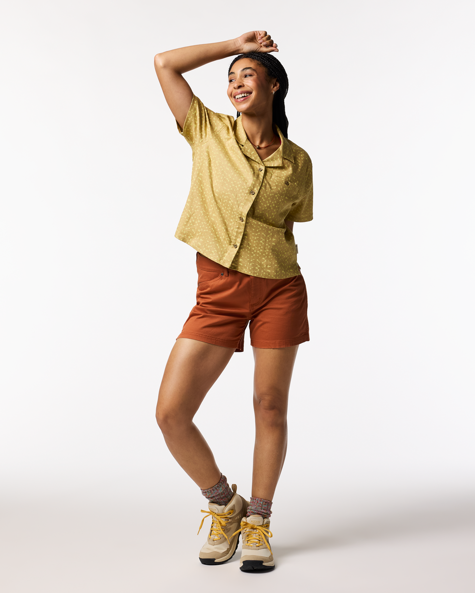 Afuera Button Up Shirt Print Women's | Comfortable Outdoor Top