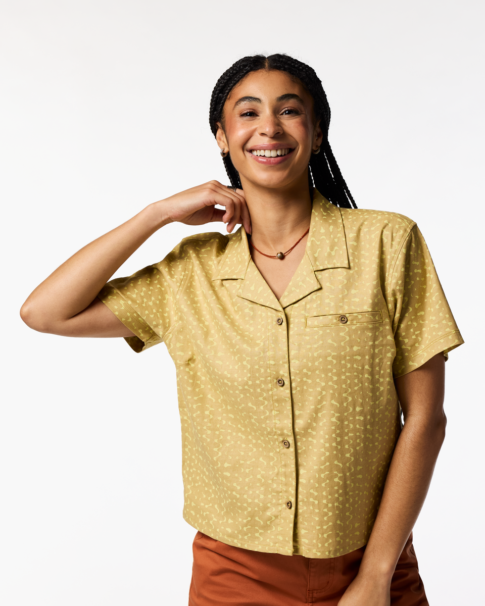 Afuera Button Up Shirt Print Women's | Comfortable Outdoor Top