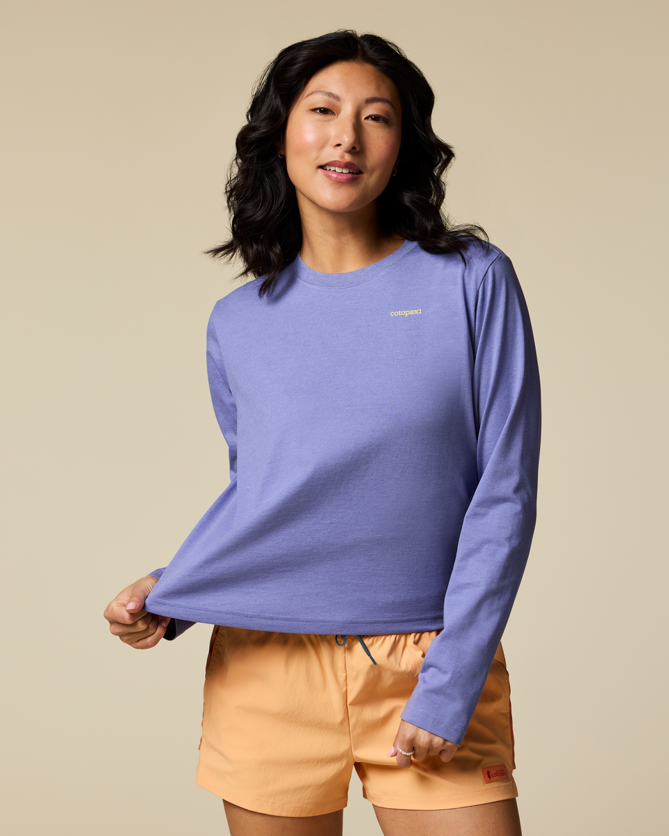 Flower Patch Long-Sleeve T-Shirt Women's | Comfortable Outdoor Top