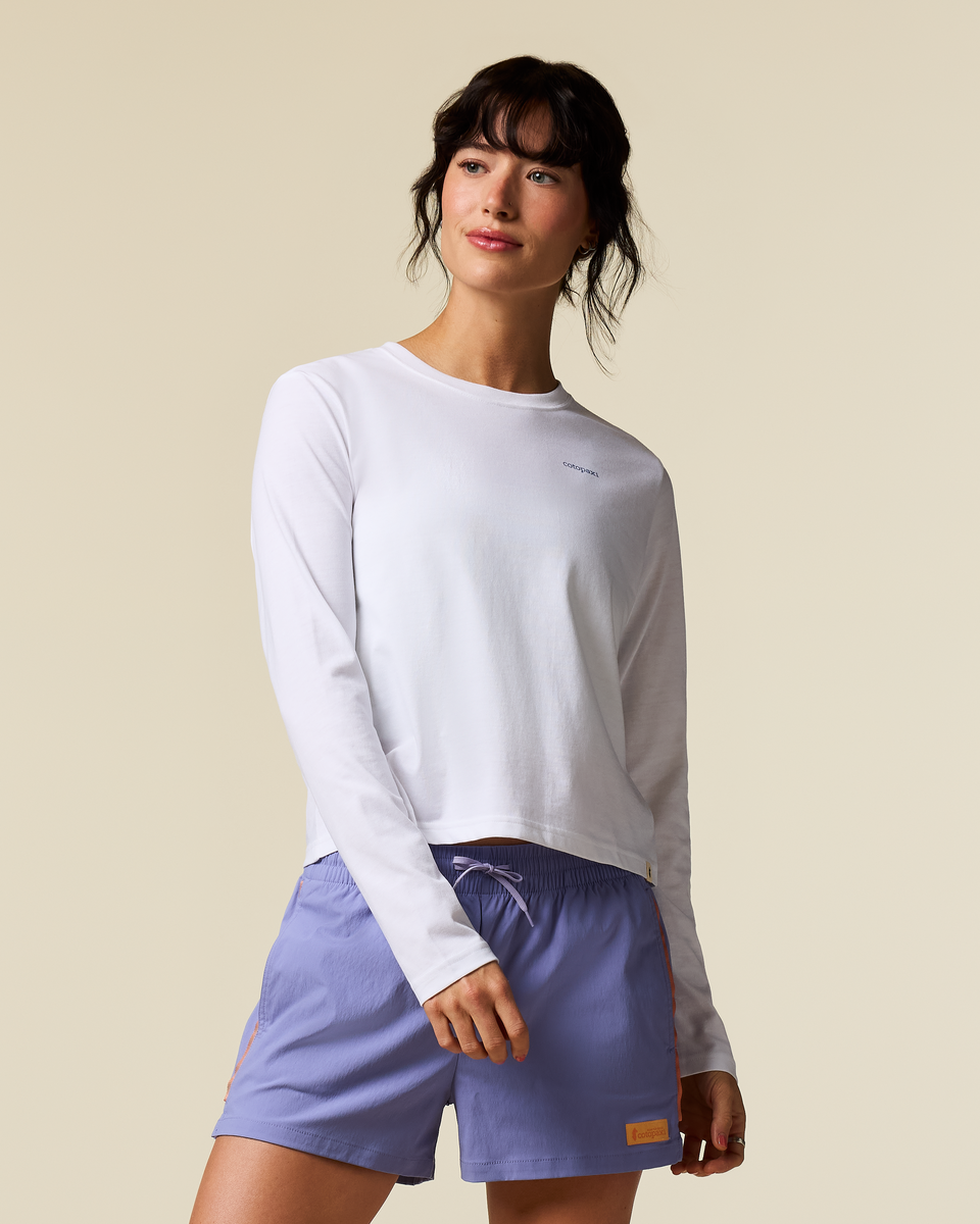 Flower Patch Long-Sleeve T-Shirt Women's | Comfortable Outdoor Top